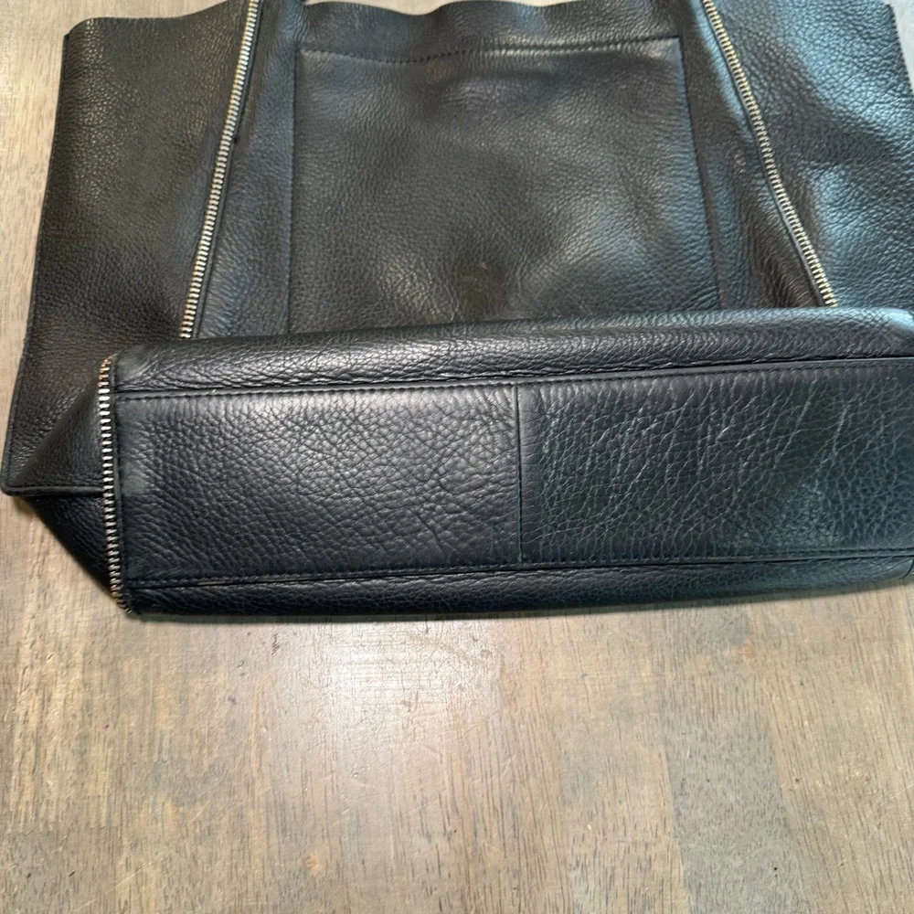 Botkier Soho Black Pebbled Leather Tote Shoulder Handbag - Picture 10 of 11